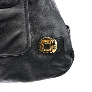 Marc Jacobs Black Leather Venetia Tote Bag