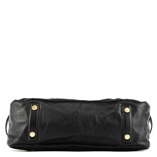 Marc Jacobs Black Leather Venetia Tote Bag