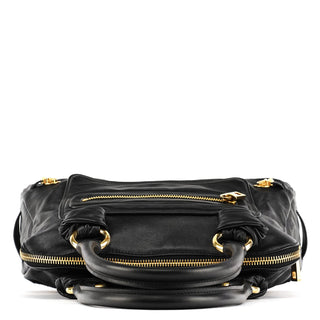 Marc Jacobs Black Leather Venetia Tote Bag