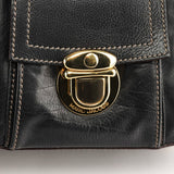 Marc Jacobs Black Leather Venetia Tote Bag