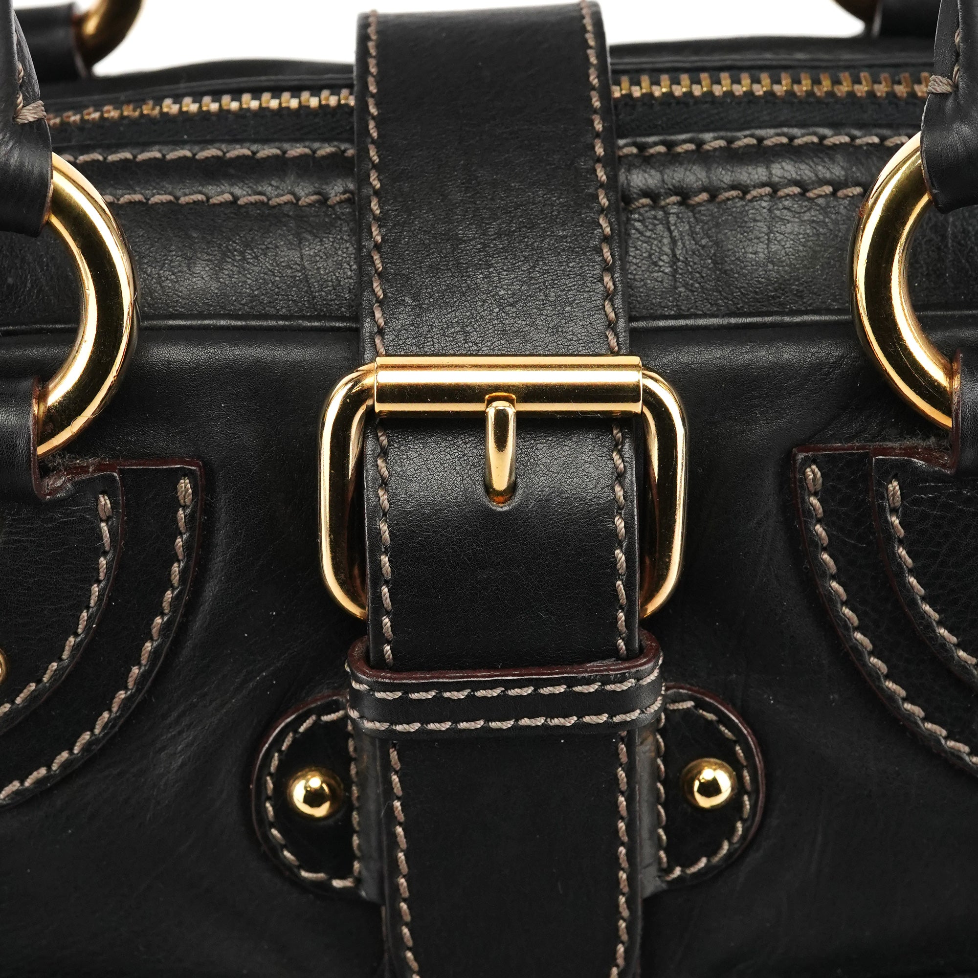 Marc Jacobs Black Leather Venetia Tote Bag
