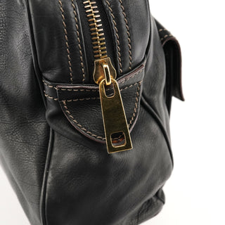 Marc Jacobs Black Leather Venetia Tote Bag