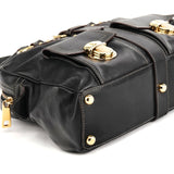 Marc Jacobs Black Leather Venetia Tote Bag