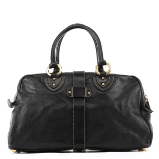 Marc Jacobs Black Leather Venetia Tote Bag