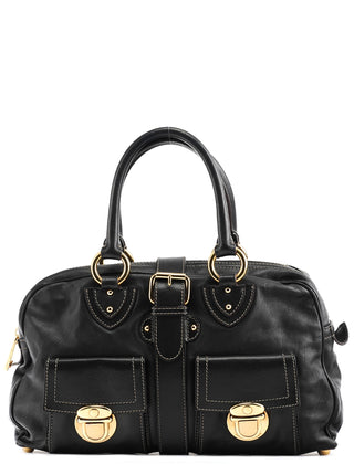 Marc Jacobs Black Leather Venetia Tote Bag