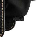 Marc Jacobs Black Pebbled Leather Buckle Handbag