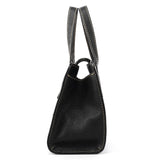 Marc Jacobs Black Pebbled Leather Buckle Handbag