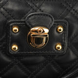 Marc Jacobs Sac cabas à nœud en cuir matelassé noir