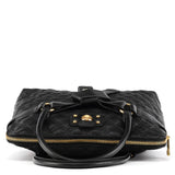 Marc Jacobs Sac cabas à nœud en cuir matelassé noir
