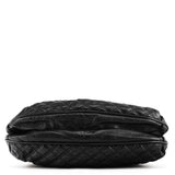 Marc Jacobs Cecilia Stam 2-Way Tasche aus schwarzem gestepptem Leder