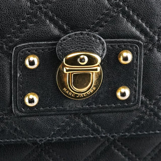 Marc Jacobs Black Quilted Leather Chain Shoulder Bag