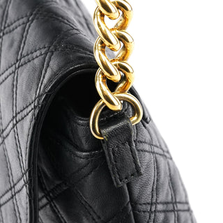 Marc Jacobs Black Quilted Leather Chain Shoulder Bag