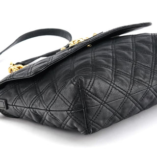 Marc Jacobs Black Quilted Leather Chain Shoulder Bag