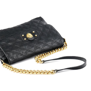Marc Jacobs Black Quilted Leather Chain Shoulder Bag