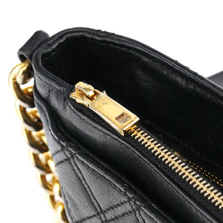 Marc Jacobs Black Quilted Leather Chain Shoulder Bag