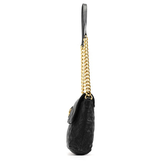 Marc Jacobs Black Quilted Leather Chain Shoulder Bag