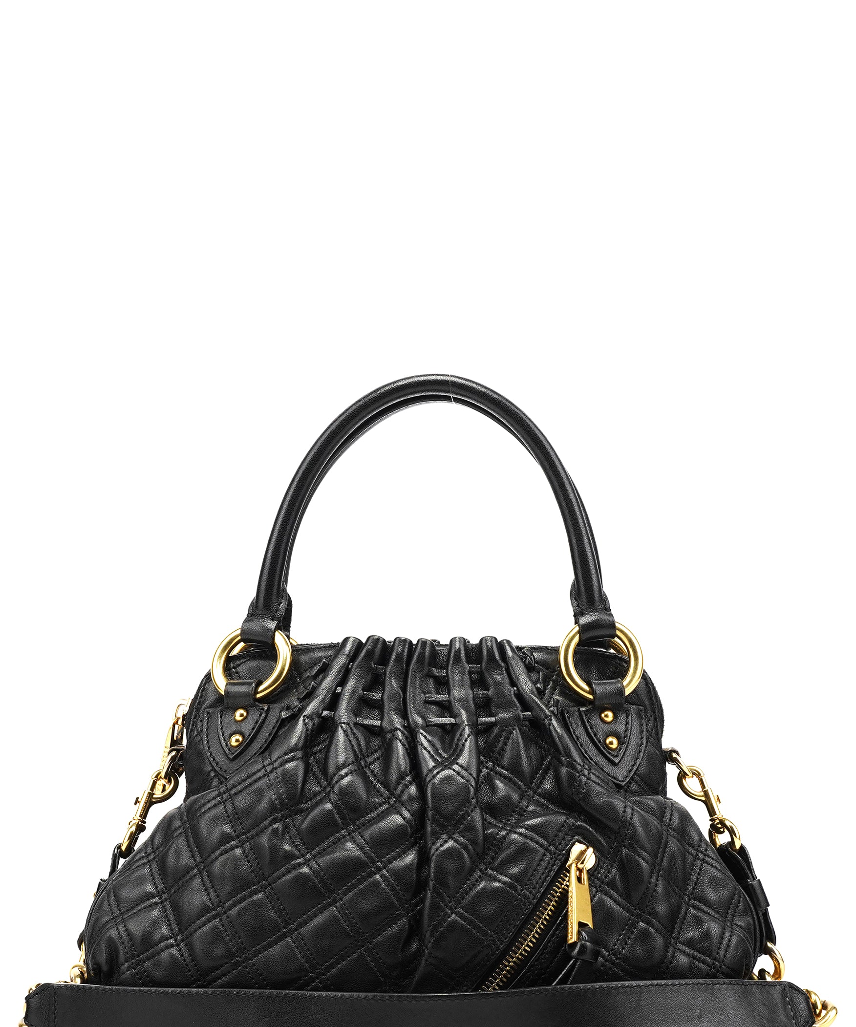 Marc Jacobs Sac deux portés Stam en cuir matelassé noir