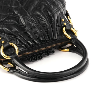 Marc Jacobs Black Quilted Leather Stam 2-Way Bag