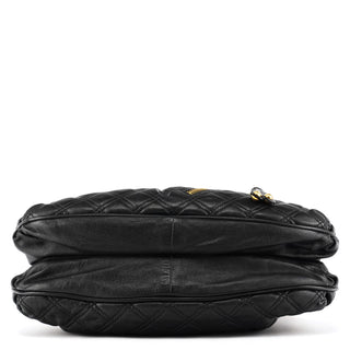 Marc Jacobs Black Quilted Leather Stam 2-Way Bag