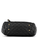Marc Jacobs Black Quilted Leather Stam 2-Way Bag