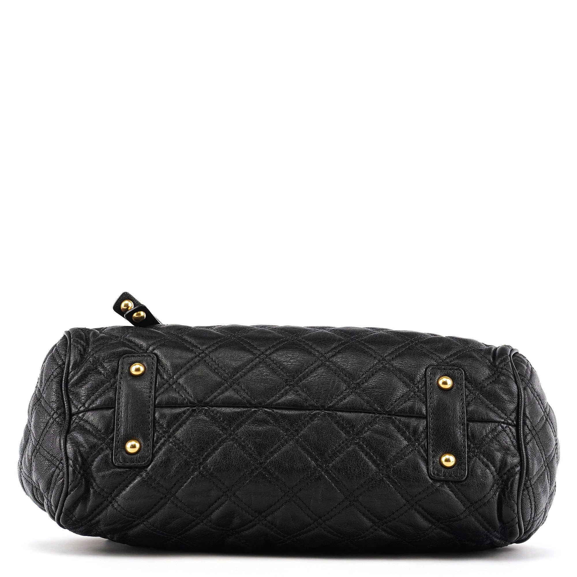 Marc Jacobs Black Quilted Leather Stam 2-Way Bag