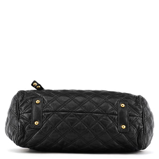 Marc Jacobs Black Quilted Leather Stam 2-Way Bag