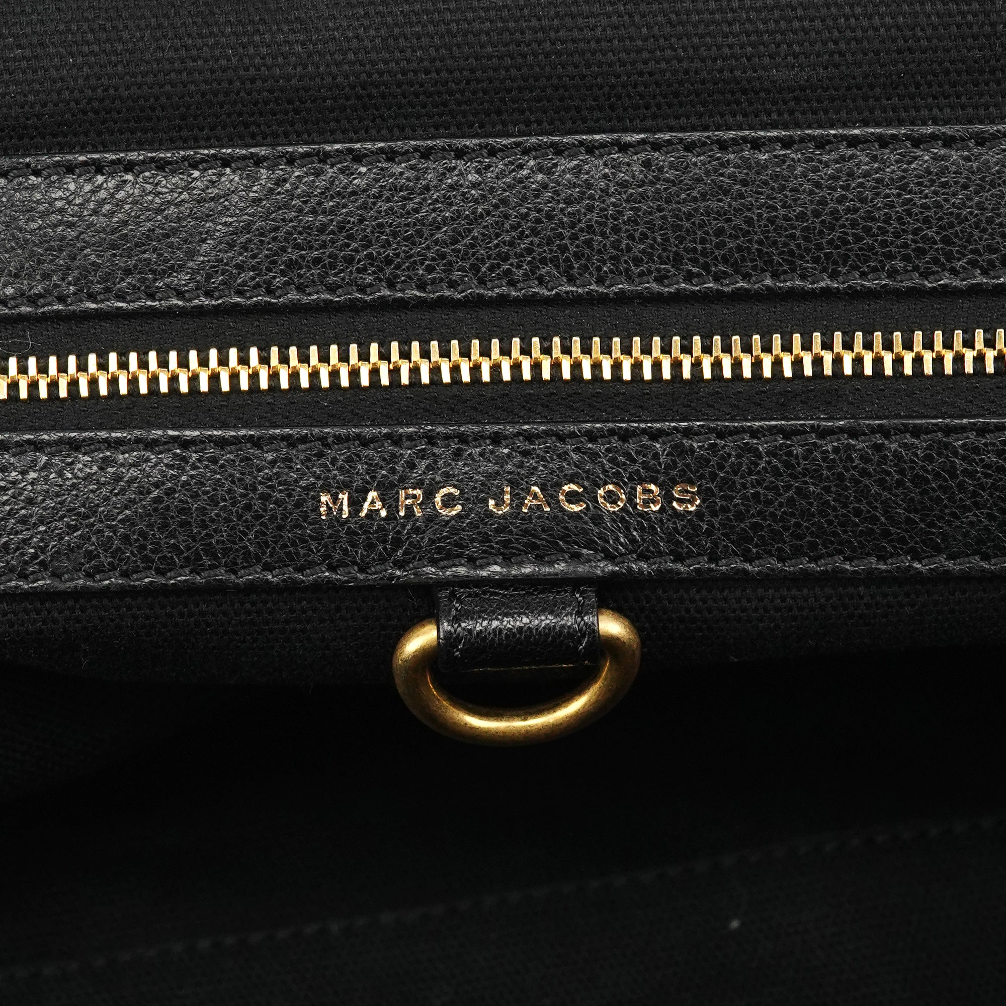 Marc Jacobs Black Quilted Leather Stam 2-Way Bag