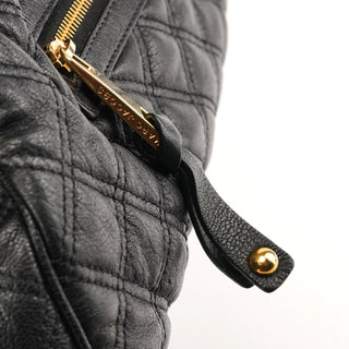 Marc Jacobs Black Quilted Leather Stam 2-Way Bag