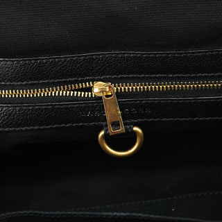 Marc Jacobs Black Quilted Leather Stam 2-Way Bag