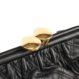 Marc Jacobs Black Quilted Leather Stam 2-Way Bag