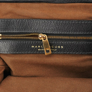 Marc Jacobs Black Quilted Leather Stam Shoulder Bag