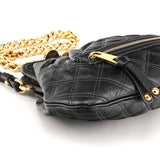 Marc Jacobs Black Quilted Leather Stam Shoulder Bag