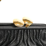 Marc Jacobs Black Quilted Leather Stam Shoulder Bag