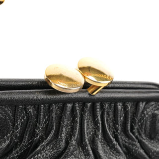 Marc Jacobs Black Quilted Leather Stam Shoulder Bag