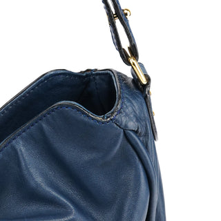 Marc Jacobs Blue Leather Blake Shoulder Bag