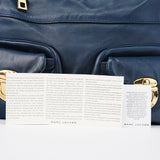 Marc Jacobs Blue Leather Blake Shoulder Bag