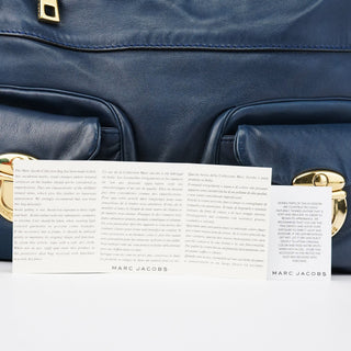Marc Jacobs Blue Leather Blake Shoulder Bag