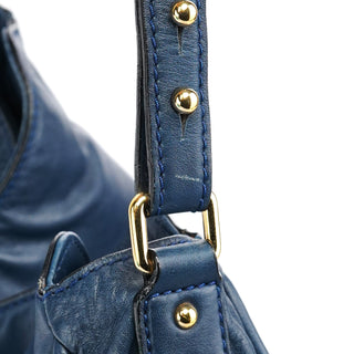 Marc Jacobs Blue Leather Blake Shoulder Bag
