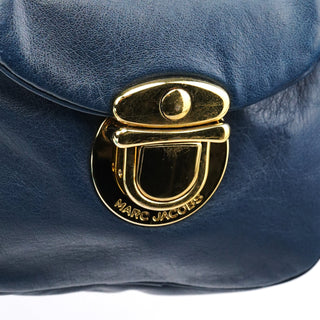 Marc Jacobs Blue Leather Blake Shoulder Bag