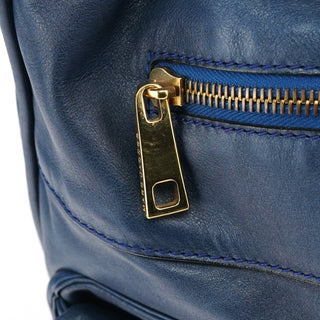 Marc Jacobs Blue Leather Blake Shoulder Bag
