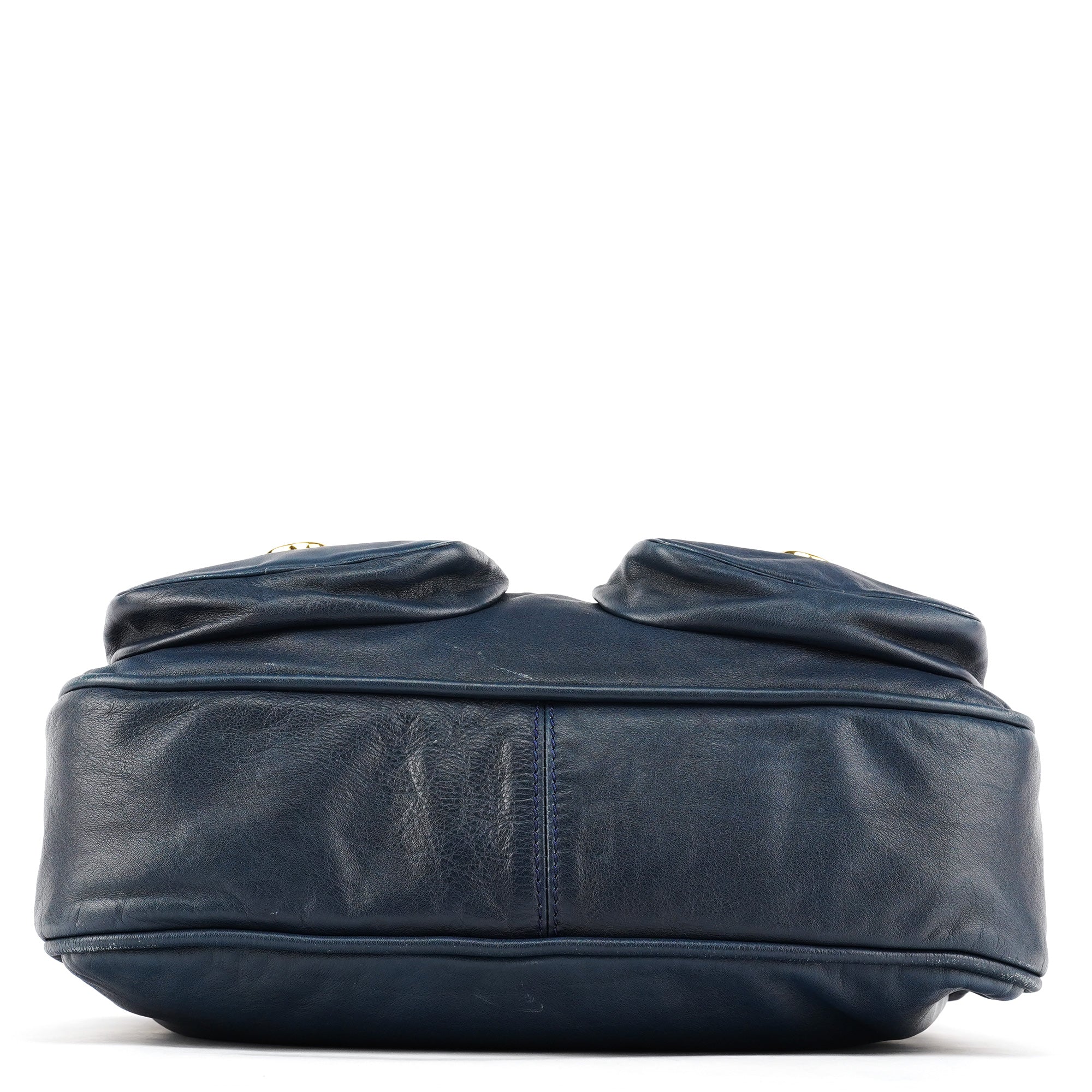 Marc Jacobs Blue Leather Blake Shoulder Bag