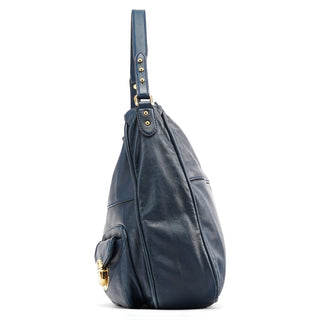 Marc Jacobs Blue Leather Blake Shoulder Bag