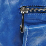 Marc Jacobs Blue Leather Multi-Pocket 2-Way Tote Bag