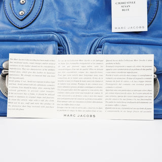 Marc Jacobs Blue Leather Susan 2-Way Bag