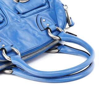 Marc Jacobs Blue Leather Susan 2-Way Bag