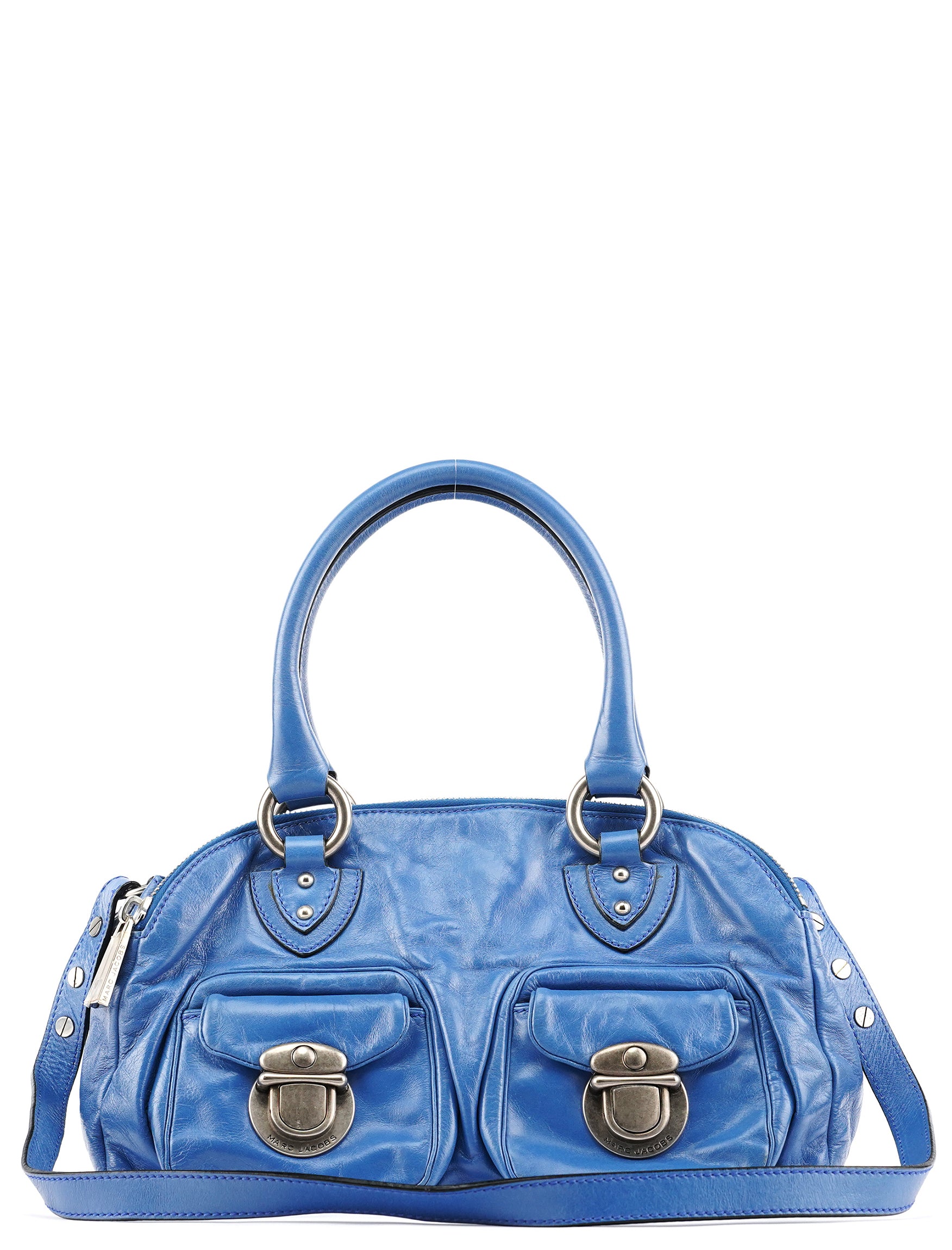 Marc Jacobs Blue Leather Susan 2-Way Bag – Rediscover Vintage