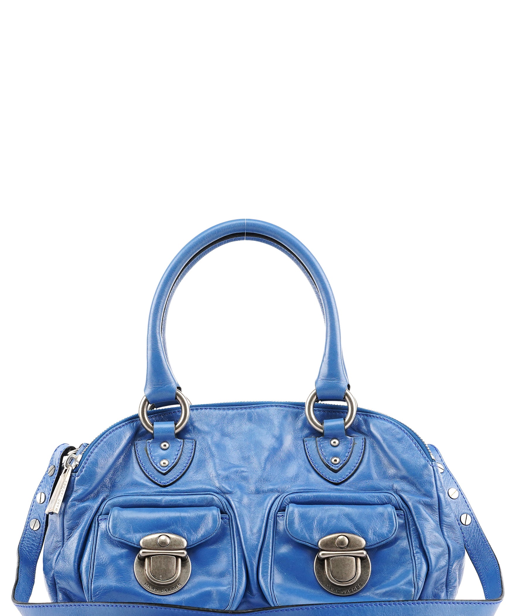 Marc Jacobs Blue Leather Susan 2-Way Bag