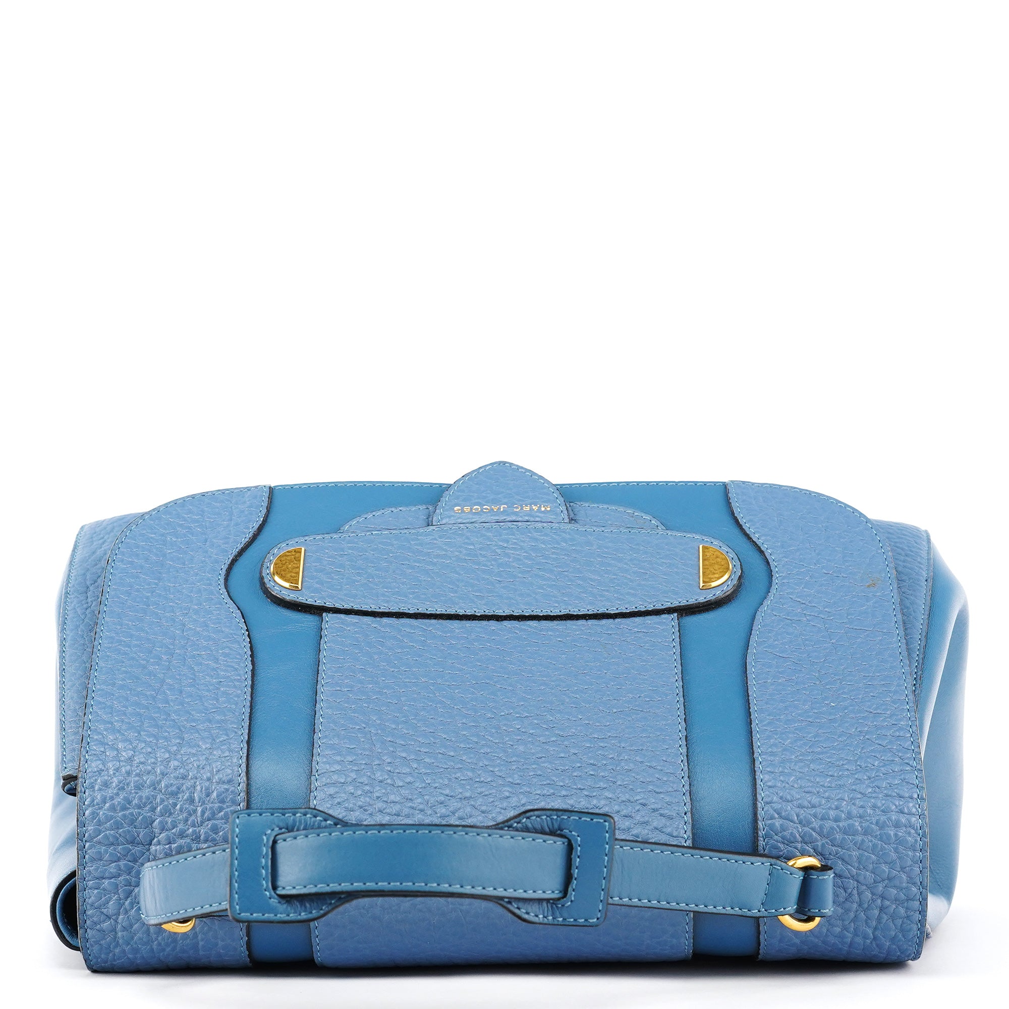Marc Jacobs Blue Pebbled Leather 2-Way Bag