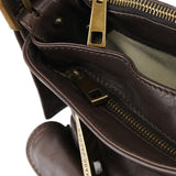 Marc Jacobs Brown Leather Multi-Pocket Shoulder Bag