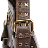 Marc Jacobs Brown Leather Multi-Pocket Shoulder Bag